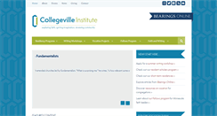 Desktop Screenshot of collegevilleinstitute.org